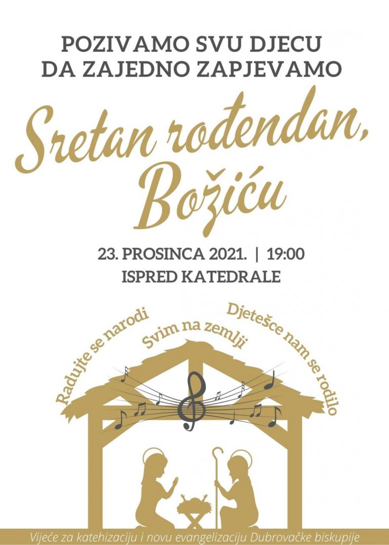 UKLJUČITE SE „Sretan rođendan, Božiću“ – poziv djeci da pjesmom čestitaju rođendan malom Isusu