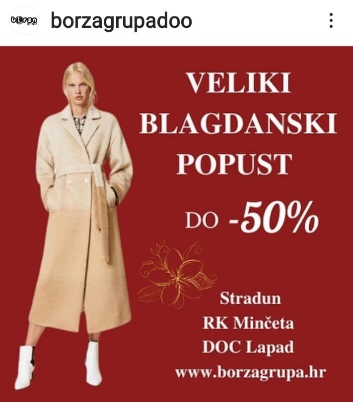 BORZA blagdanski popusti i darivanje!