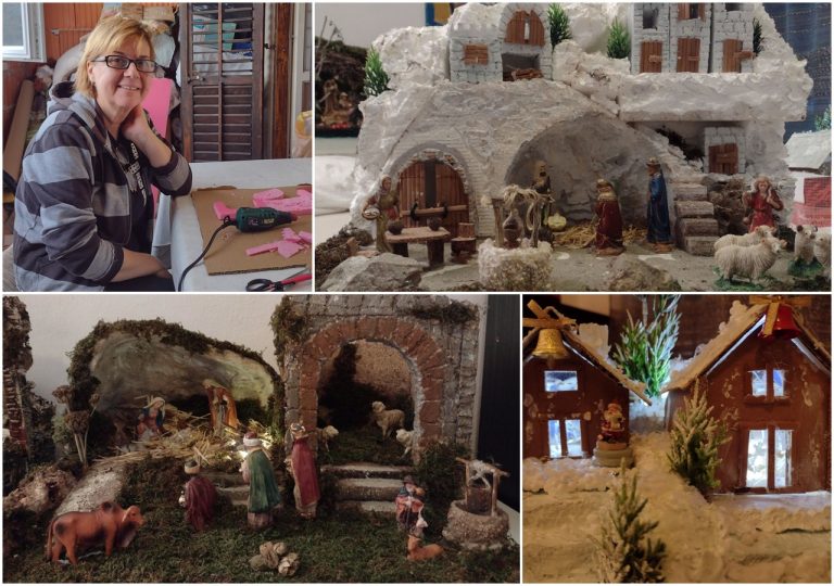 U maloj radionici gospođe Aide Saltarić nastaju maštoviti Betlehemi i božićna sela