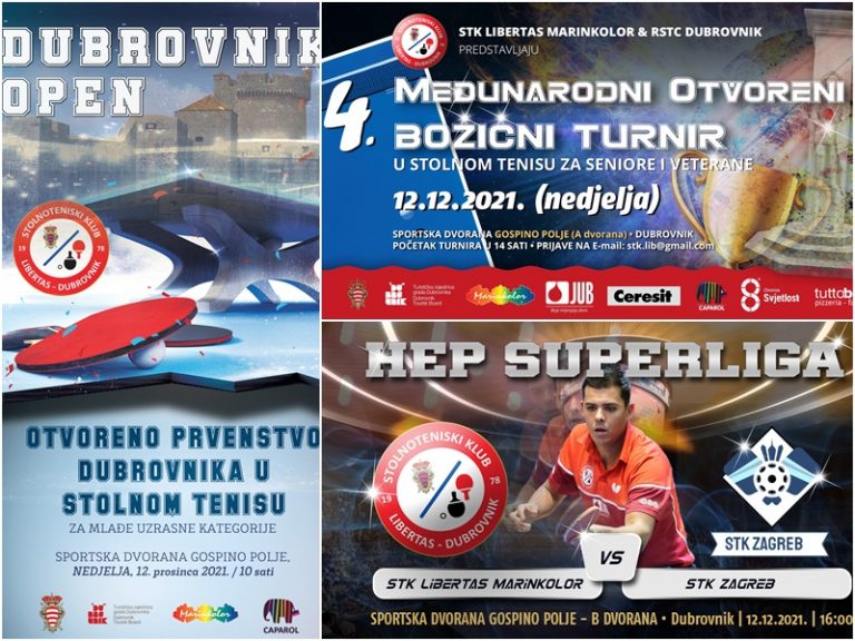 Pred nama je uzbudljiva stolnoteniska nedjelja