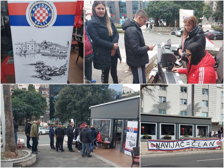 REKORDAN ODAZIV Društvo Prijatelja Hajduka Dubrovnik bogatije za 1000 članova