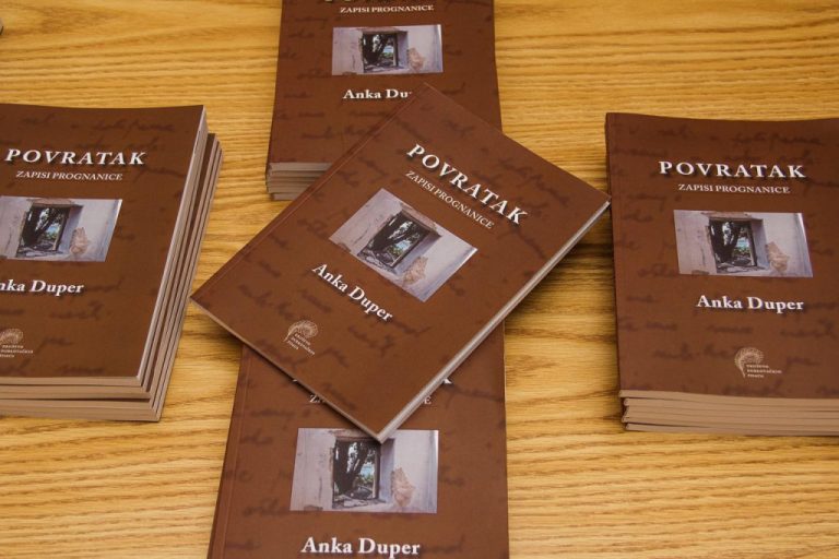 Društvo dubrovačkih pisaca: predstavlja knjigu Anke Duper “Povratak – zapisi prognanice”