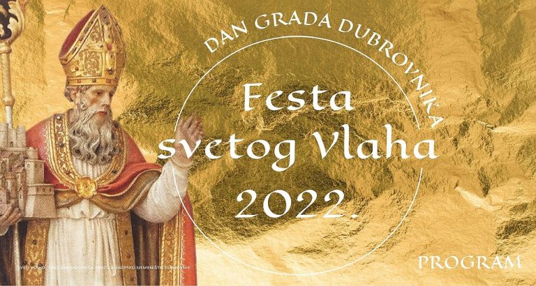 Program Feste sv. Vlaha i Dana Grada Dubrovnika