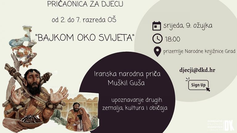 “Bajkom oko svijeta” – pričaonice za osnovnoškolce