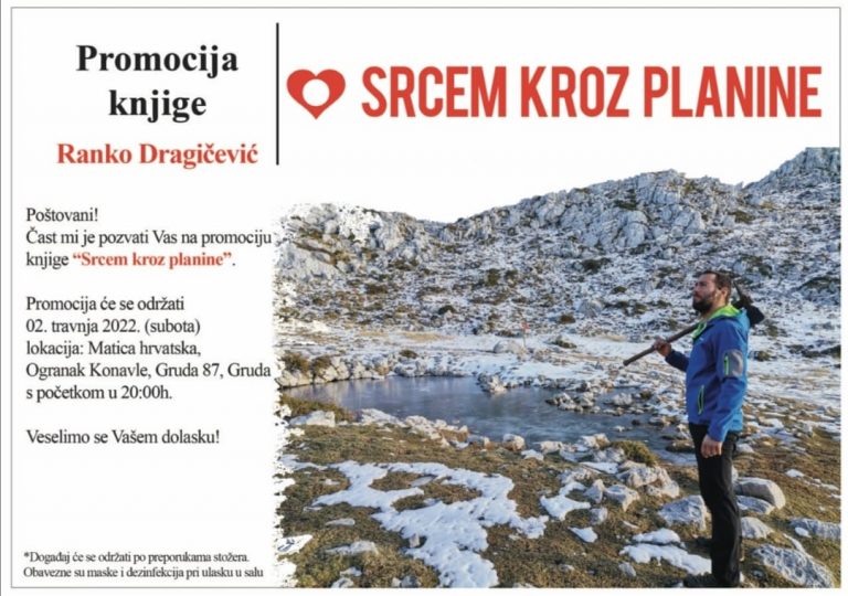 Predstavljanje knjige “Srcem kroz planine” na Grudi