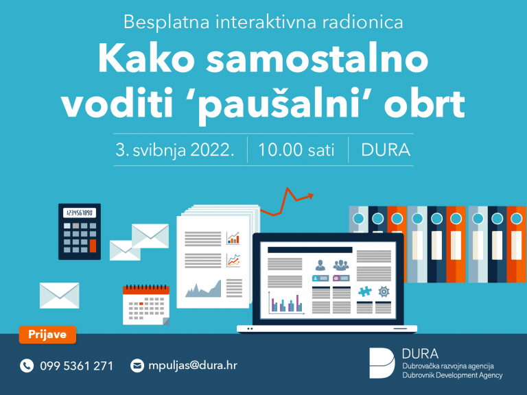 Na besplatnoj radionici naučite kako samostalno voditi paušalni obrt