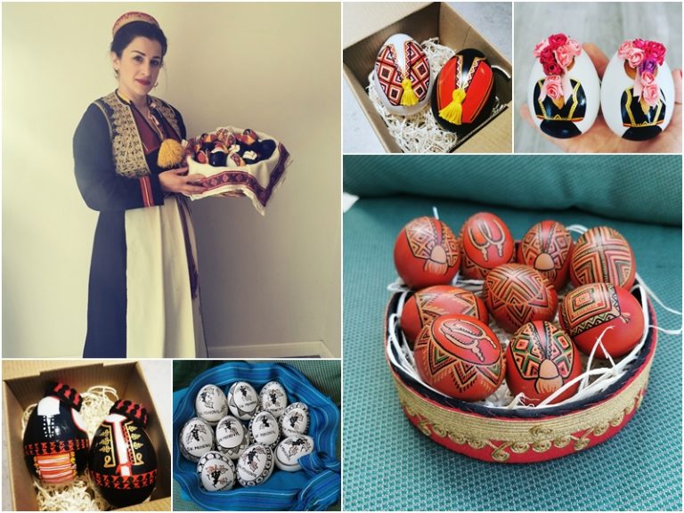Ivona Perak ljepotu konavoske nošnje penicom prenosi na uskrsna jaja