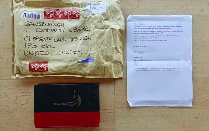 Vedran Levi vratio britanskoj knjižnici davno izgubljenu knjigu posuđenu 1958. godine