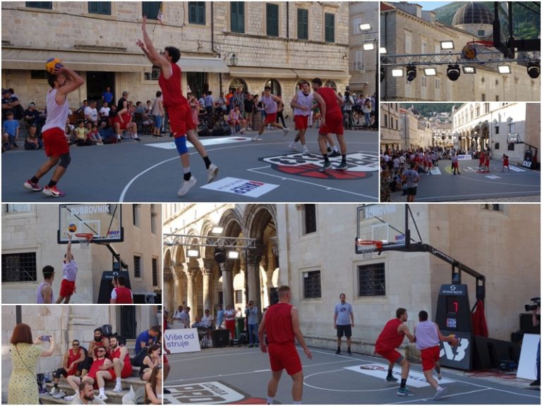 HRVATSKI PRO 3X3 TOUR Moderna inačica basketa ispred Kneževa dvora