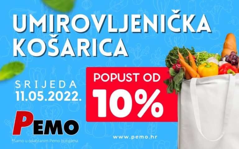 Popust za umirovljenike u “Pemo” trgovinama u srijedu, 11. svibnja!