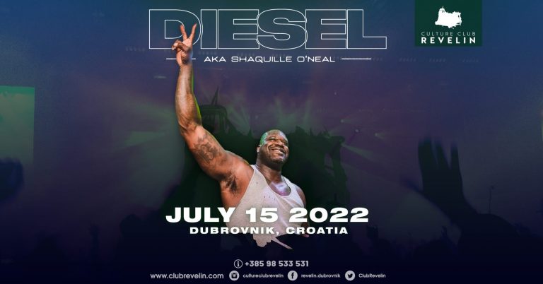 REVELIN NAJAVLJUJE: Legendarni NBA košarkaš Shaquille O’ Neal, DJ Diesel dolazi u Revelin!