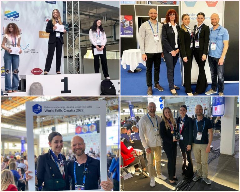 TUŠ ponosna na uspjehe svojih učenica na Državnom natjecanju učenika strukovnih škola WorldSkills 2022.