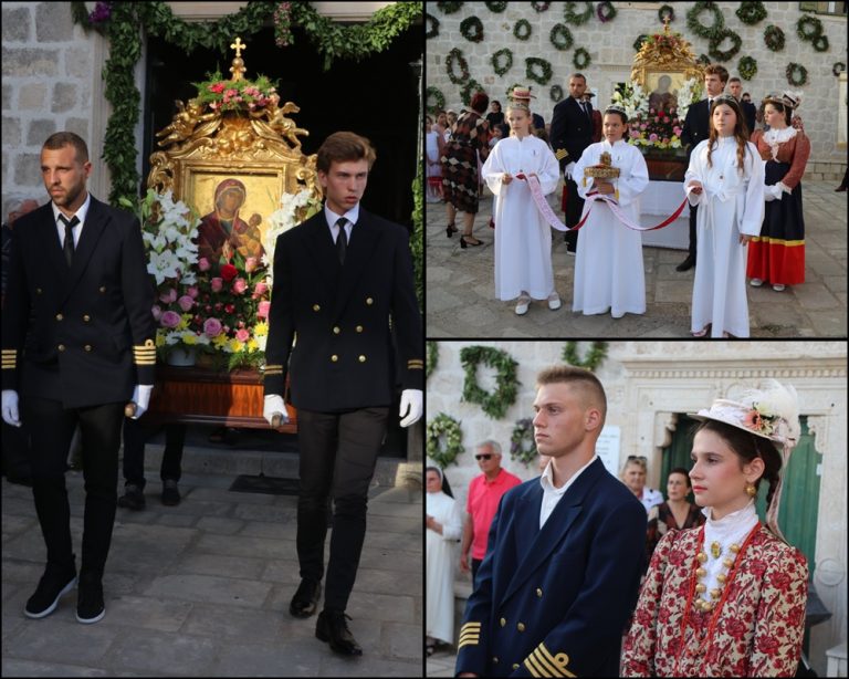 Blagdan Gospe od Anđela – putokaziteljice i zaštitnice pomoraca proslavljen u divnim nošnjama i obilju cvijeća