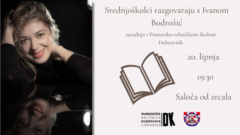 Književni susret srednjoškolaca i spisateljice Ivan Bodrožić