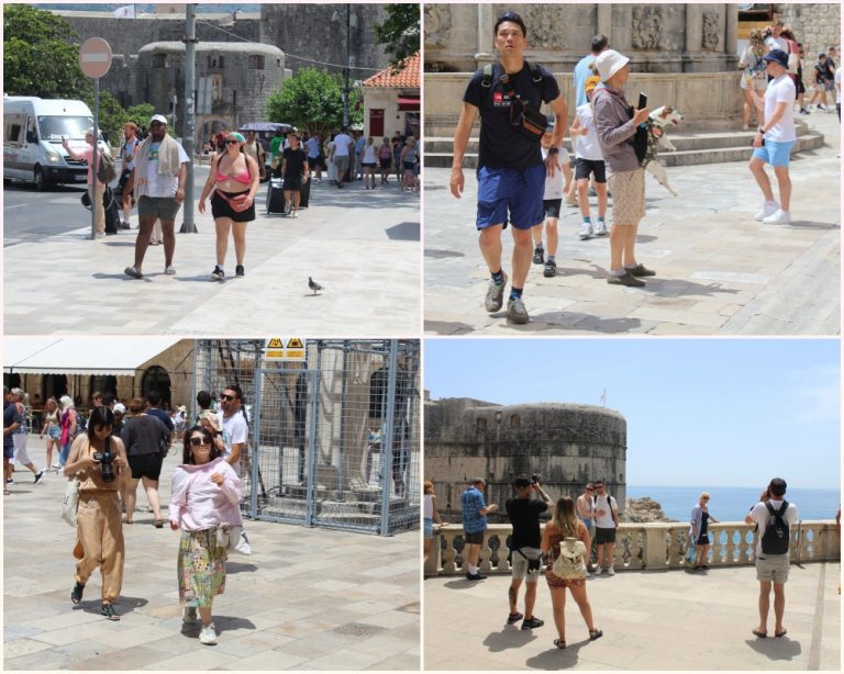 FOTO: Po Stradunu su se jutros topili i turisti i sladoledi