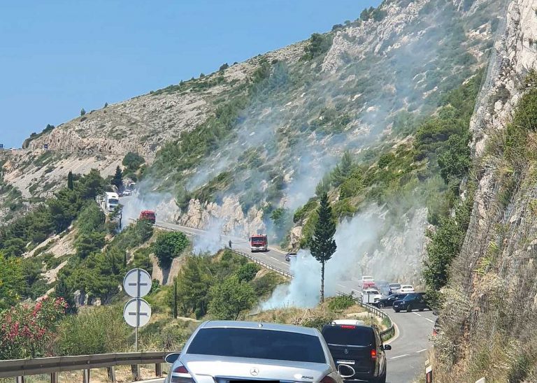 Brzom reakcijom Dubrovačkih vatrogasaca ugašeno više požara uz magistralu