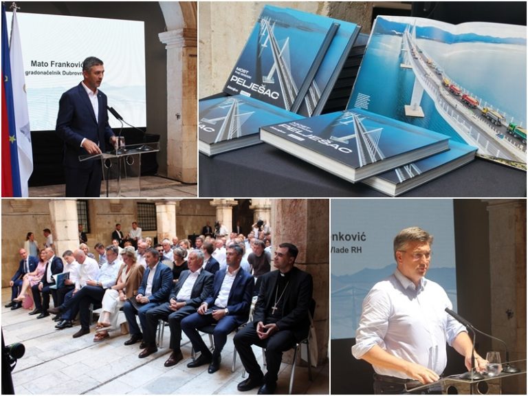 U Palači Sponza predstavljena monografija “Most Pelješac”