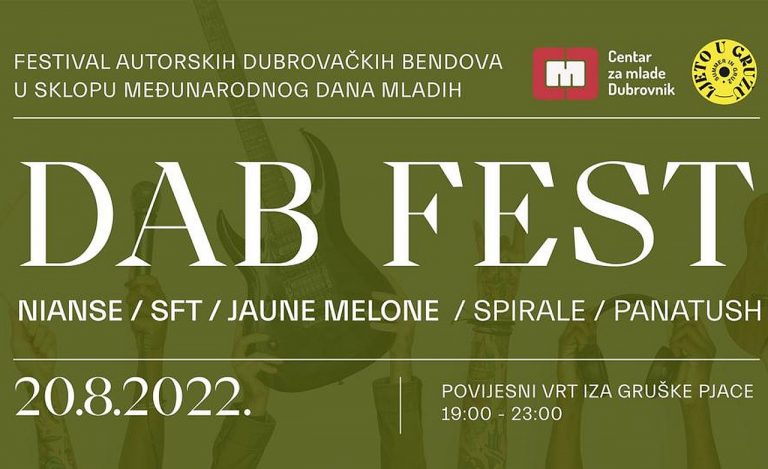 Veliki koncert dubrovačkih bendova u povijesnom vrtu u Gružu