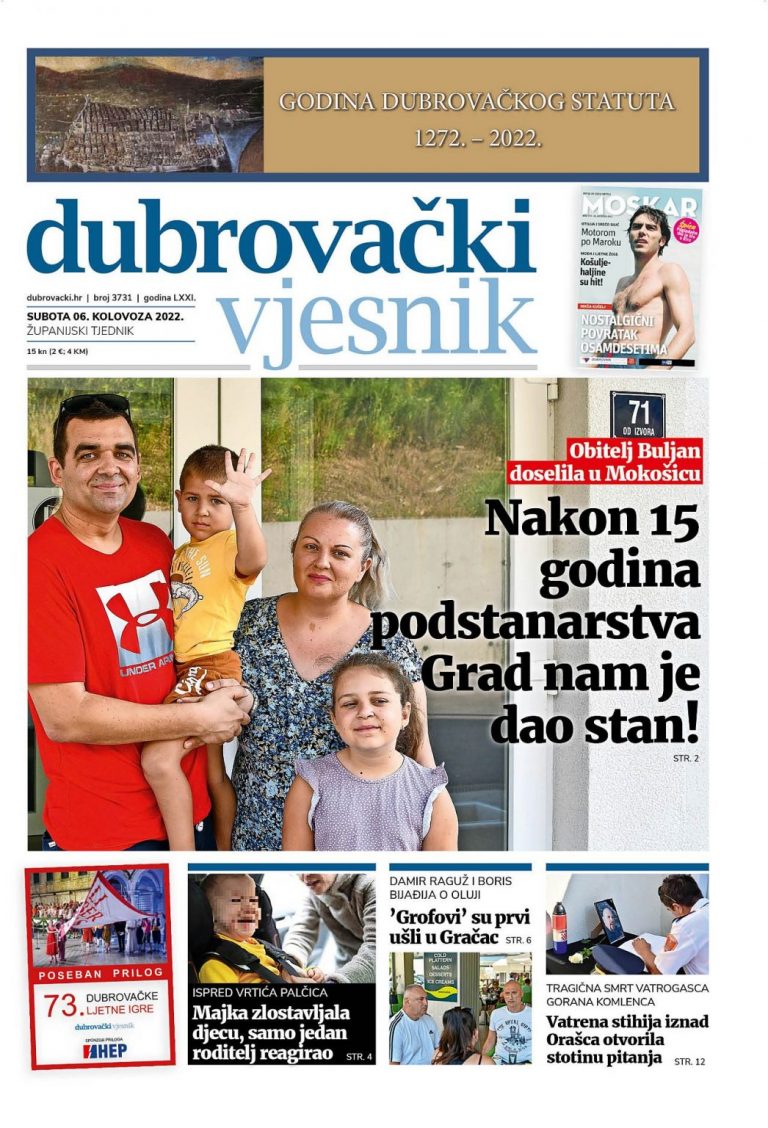 U novom broju Dubrovačkog vjesnika pročitajte!