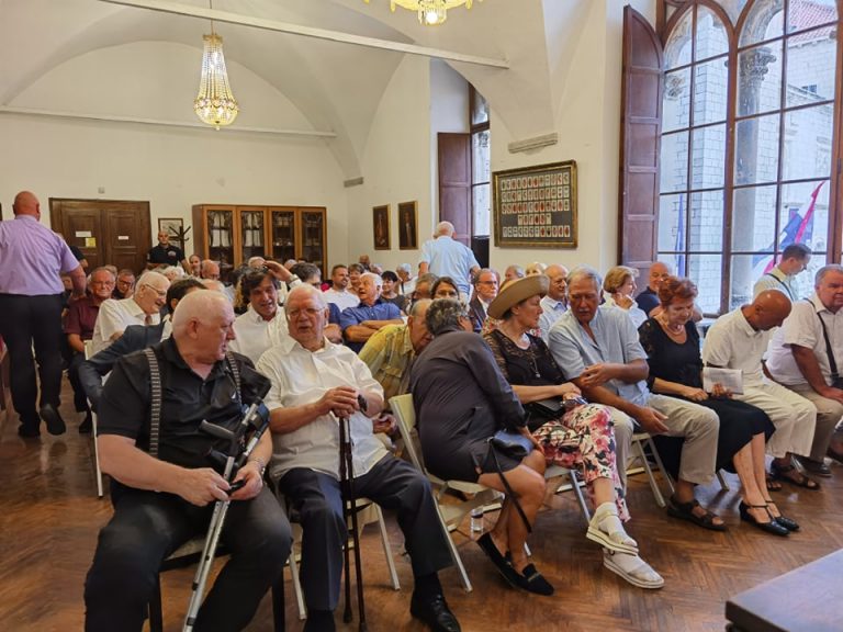 Niko Kapetanić, Hrvoje Macan, Tomo Šuljak i Božo Milinković – počasni članovi Društva prijatelja dubrovačke starine