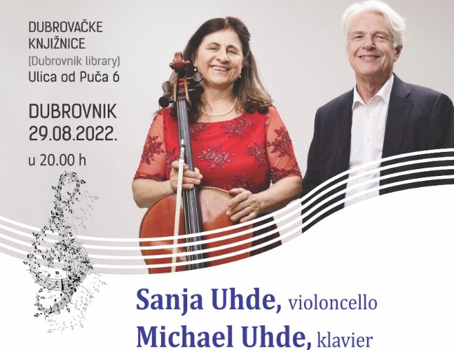 Koncert “Putovanje Europom” glazbenika Sanje i Michaela Uhde u Saloči od zrcala