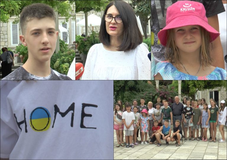 Ukrajinski osnovnoškolci oduševljeni morem i ljetom u Gradu