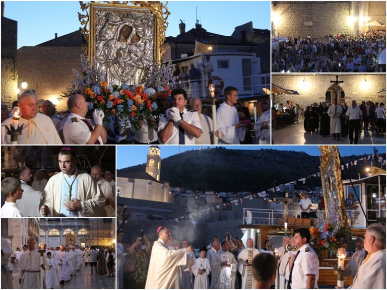 FOTO: Procesija gradskim ulicama sa slikom Gospe od Porata