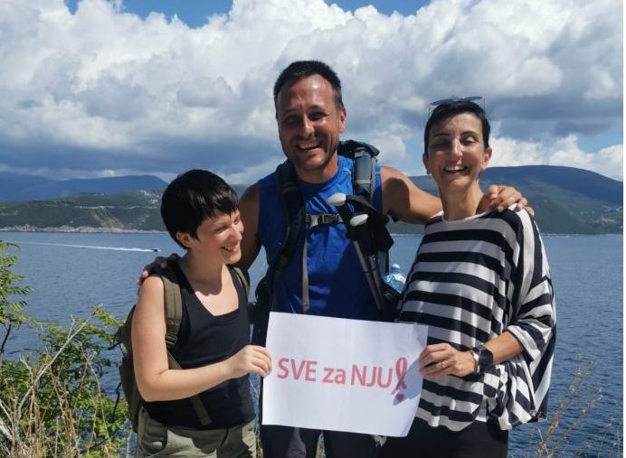 Naše Mihaela i Franica su s Brunom Šimlešom ušle u cilj hvale vrijedne akcije