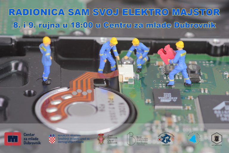 Radionice “Sam svoj elektro majstor” u Centru za mlade Dubrovnik