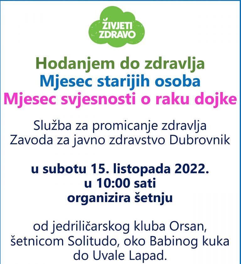 Hodanjem do zdravlja – pridružite se lapadskom điru