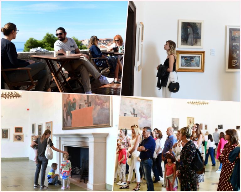 FOTO: „Subotnja kava u Galeriji“ uz izložbu Vlaha Bukovca „Rekapitulacija -iz zbirke Umjetničke galerije Dubrovnik“