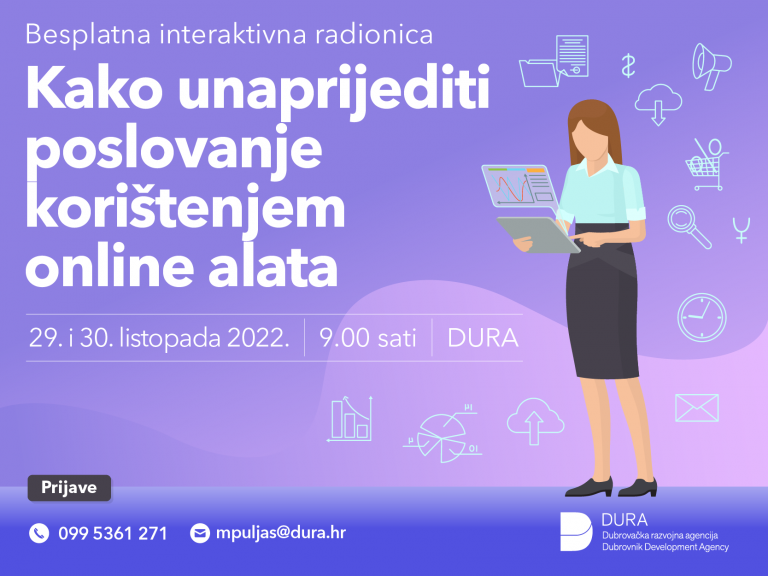 BESPLATNA RADIONICA: kako unaprijediti poslovanje korištenjem online alata?