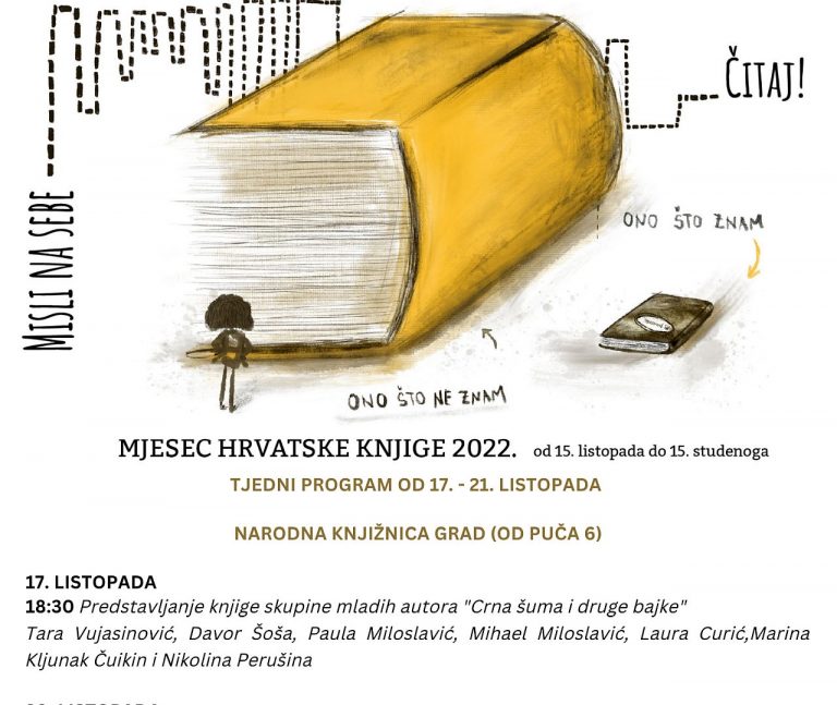Mjesec hrvatske knjige posvećen mladima