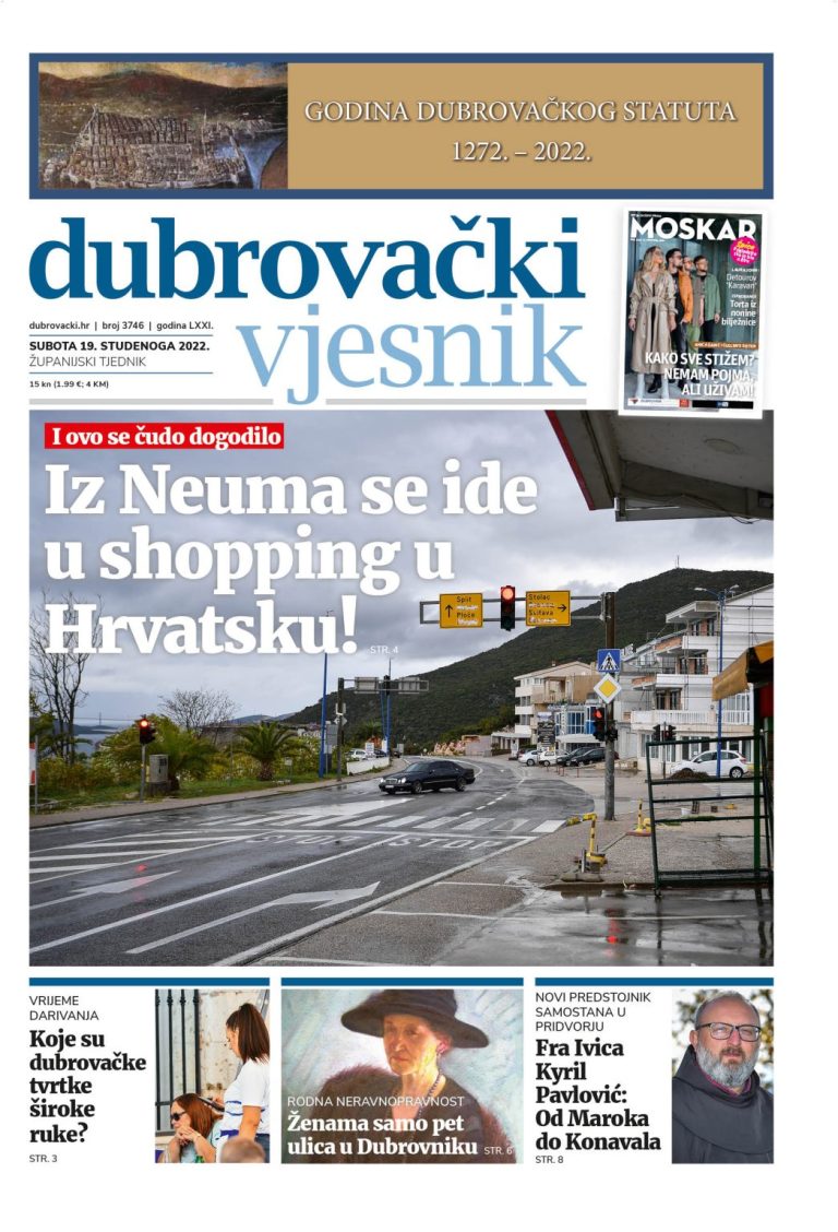 U novom broju Dubrovačkog vjesnika pročitajte