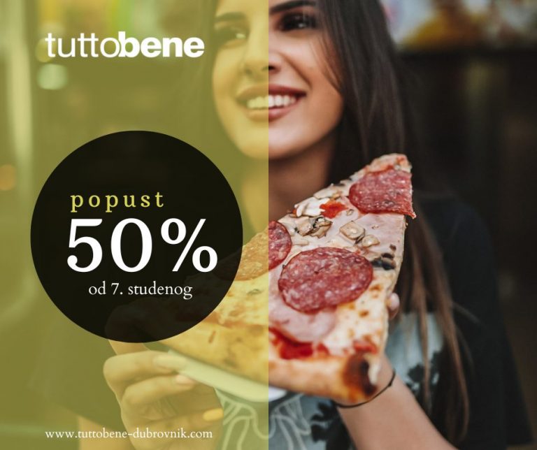 Ne isplati ti se jesti doma kad imaš TuttoBene! -50% na sve!