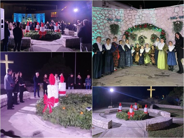 ADVENT U MANDALJENI Načelnik Nardelli upalio prvu adventsku svijeću