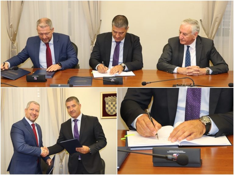 Potpisan ugovor za rekonstrukciju ceste Podimoć-Slano te izmještanje dijela ceste na području kamenoloma Mironja