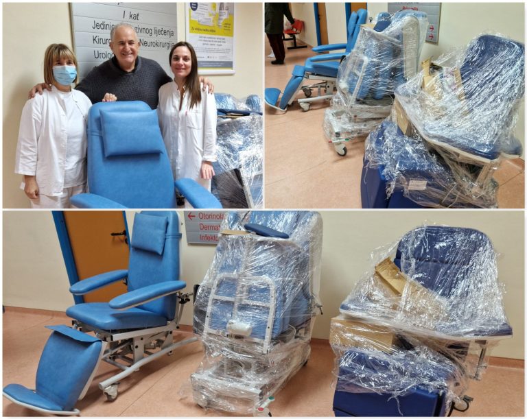 VRIJEDNA DONACIJA Josip Jelčić darovao Odjel za transfuzijsku medicinu