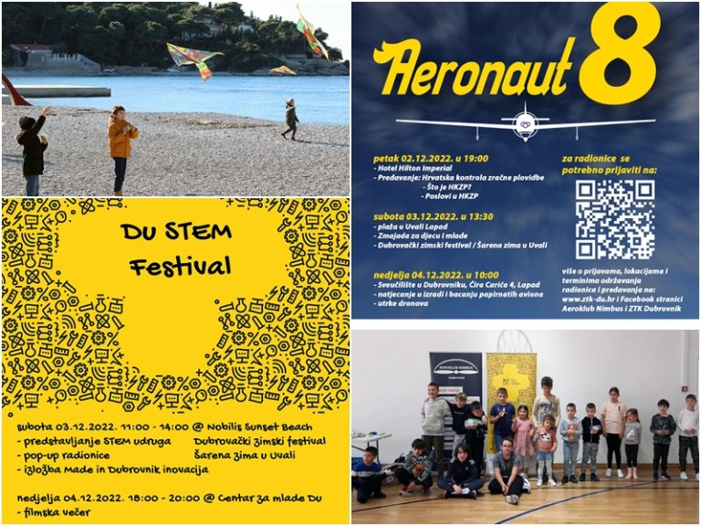 Vikend je rezerviran za zabavan i raznovrstan program kroz Du STEM Festival i manifestaciju Aeronaut 8