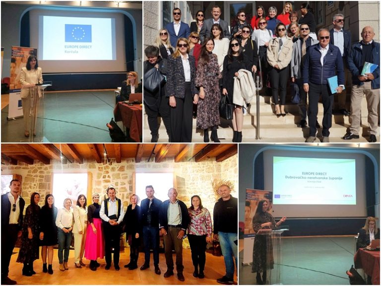 EUROPE DIRECT centar otvoren na Korčuli, predstavljeni projekti zelene i digitalne tranzicije