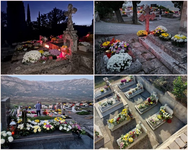 FOTO: Konavoska i groblje u Postranju “titraju” pod svjetlošću lumina