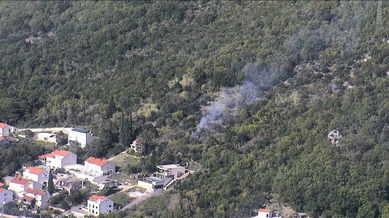 Planulo u Rožatu, vatrogasne snage na terenu