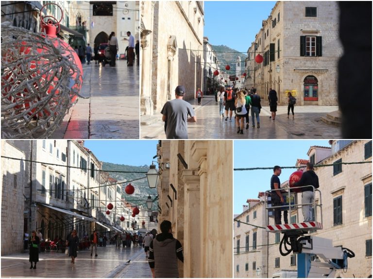 FOTO: Iako su temperature skoro ljetne, Grad se priprema za Božić