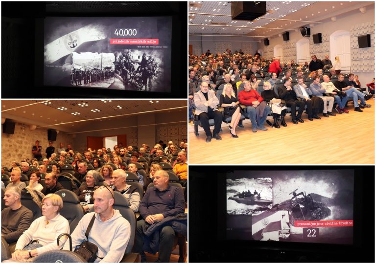 Premijerno prikazan film “Ljudi od mora“posvećen pripadnicima Odreda naoružanih brodova