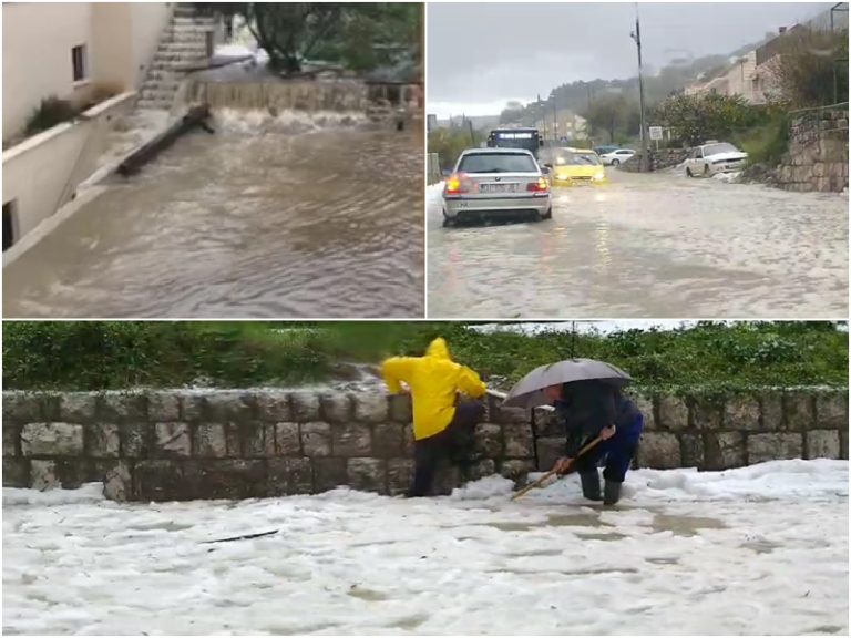 VIDEO: Vatrogasci imali pune ruke posla, unutar sat vremena deset intervencija, zastrašujuće slike s terena