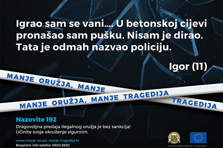 Policija zahvaljuje građanima na dragovoljnim predajama oružja