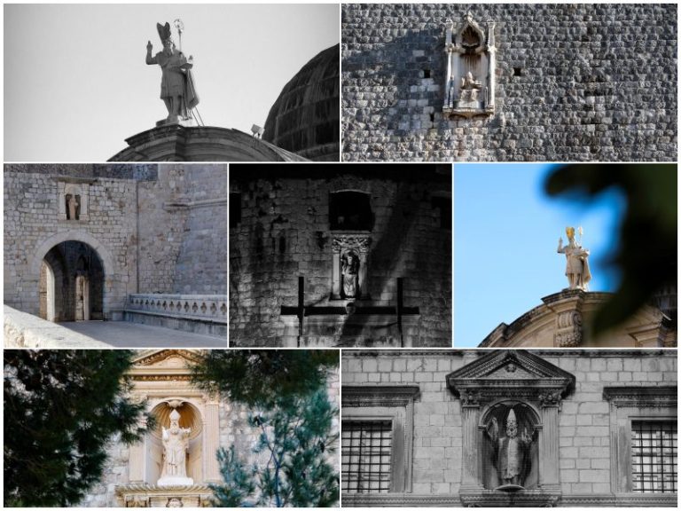 GALERIJA kamenih Parčevih kipova: Dubrovnik – Grad sv. Vlaha