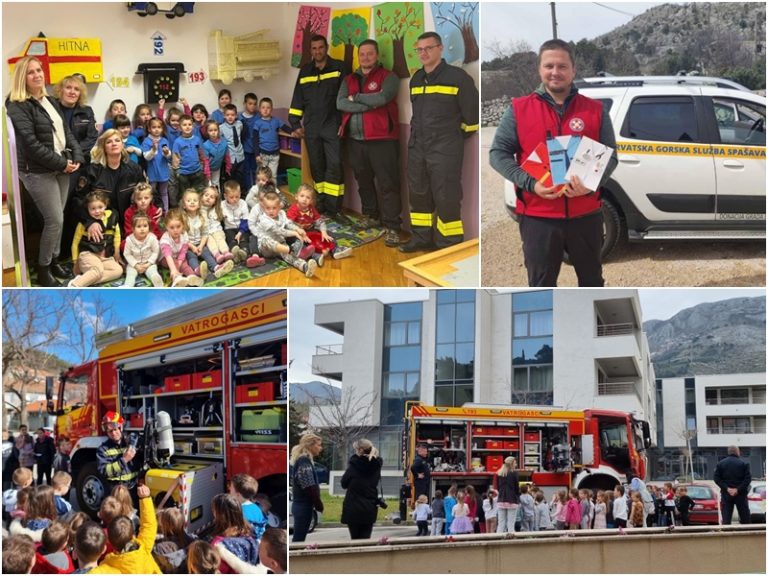 FOTO: Dubrovačka civilna zaštita provela edukaciju najmlađih u vrtićima i školama