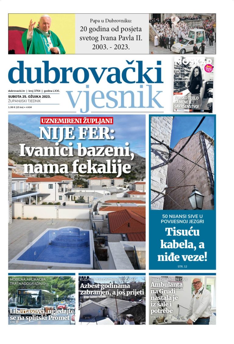 U novom broju Dubrovačkog vjesnika pročitajte