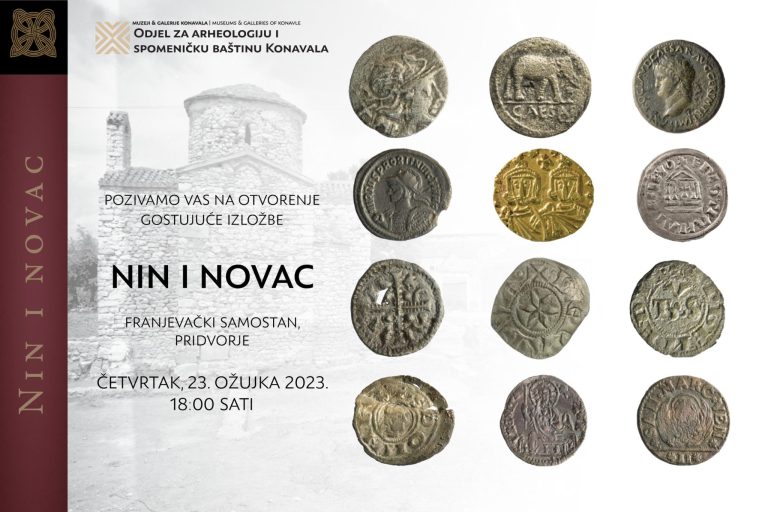 Gostujuća izložba “Nin i novac” u Franjevačkom samostanu u Pridvorju